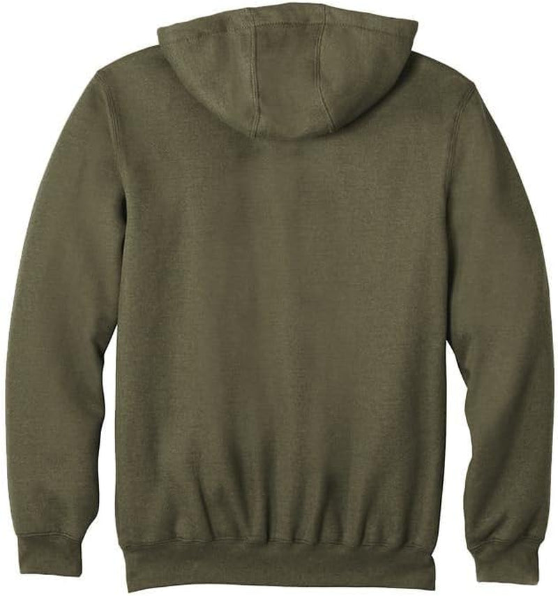 "Ultimate Comfort and Style: Men'S Loose Fit Midweight Full-Zip Sweatshirt"