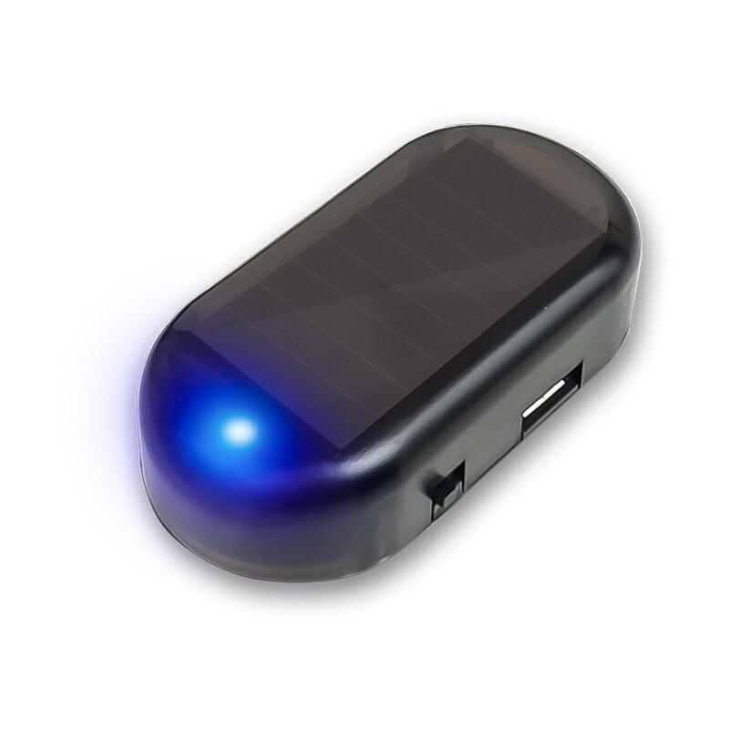 "Ultimate Solar-Powered LED Security System: Theft-Proof Your Car with Flashing Anti-Theft Caution Light!"