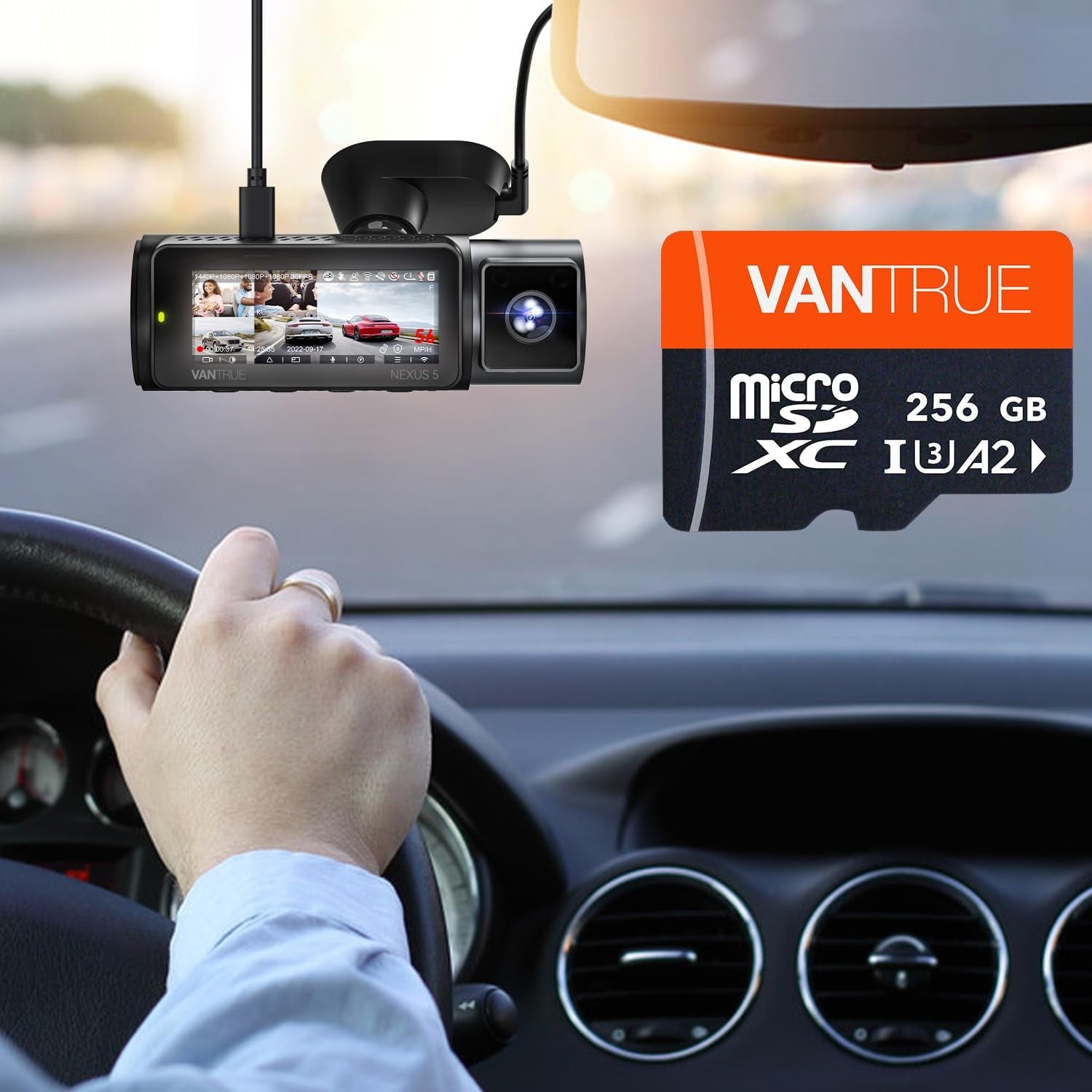 "Ultimate Performance 256GB Microsdxc U3 Card: Unleash the Power of High-Speed, 4K UHD for Dash Cams & Security Cameras"