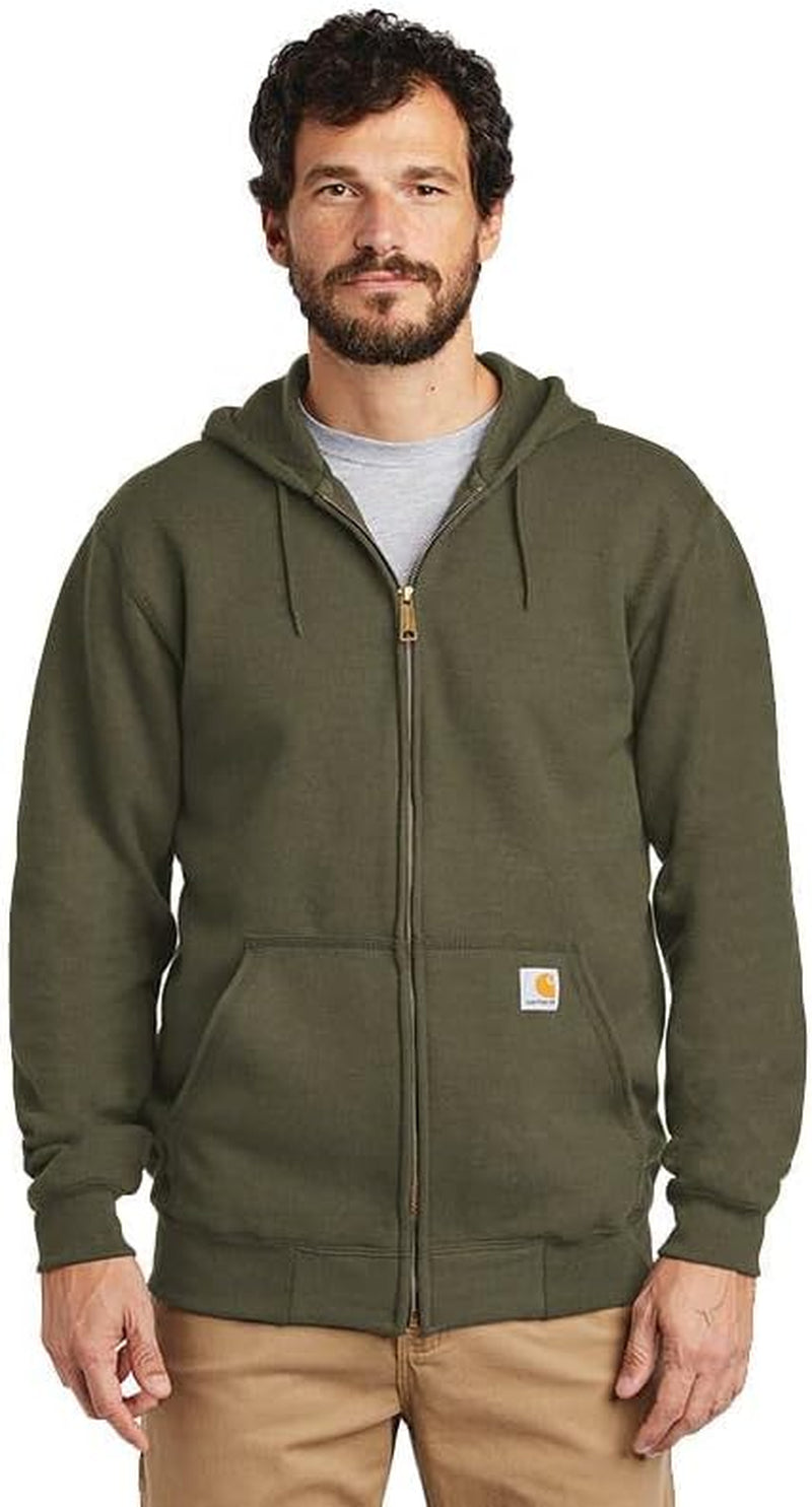 "Ultimate Comfort and Style: Men'S Loose Fit Midweight Full-Zip Sweatshirt"