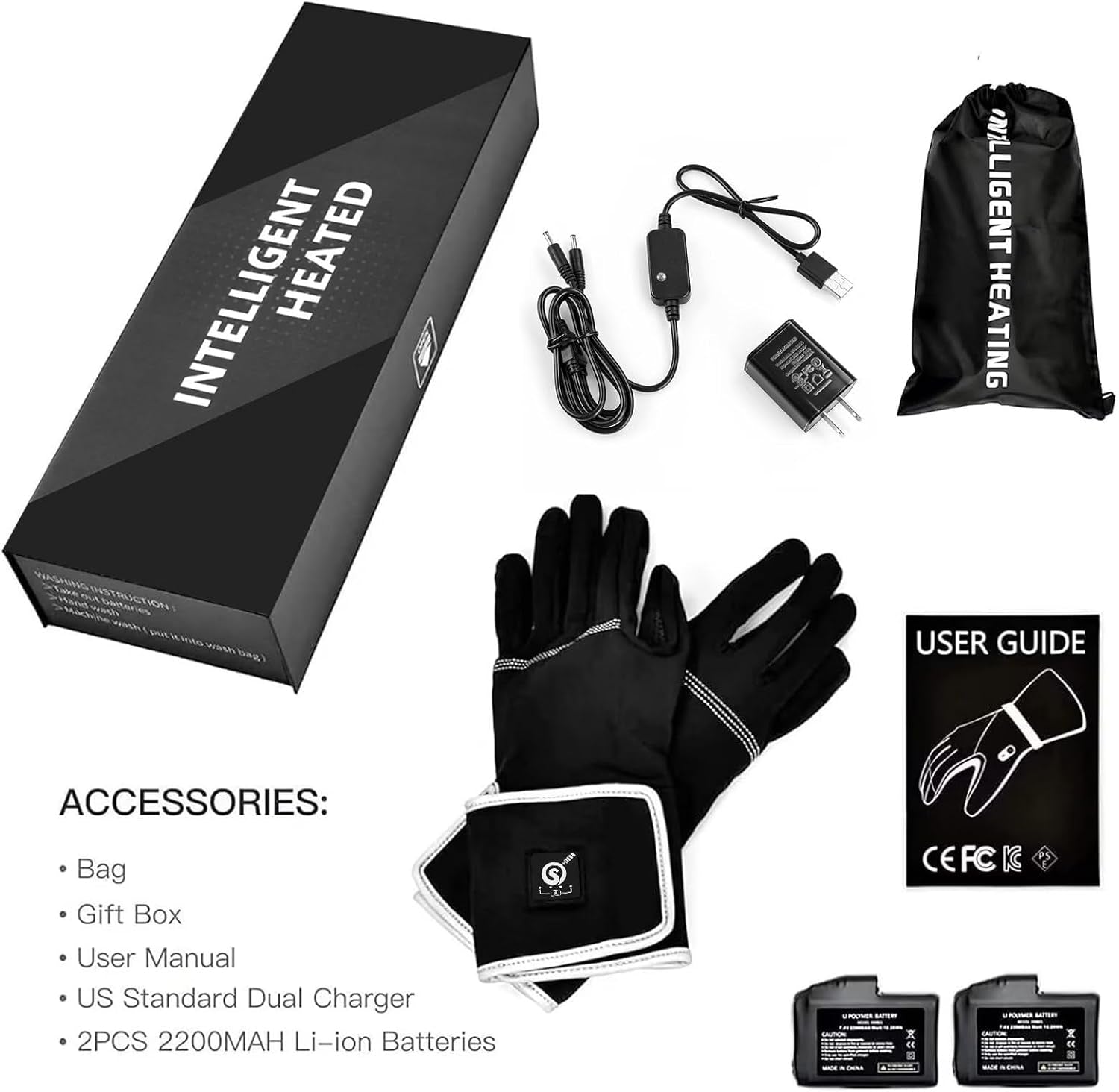 "Ultimate Winter Comfort: Rechargeable Heated Gloves with Touchscreen Compatibility and Breathable Thin Liners - Perfect for Outdoor Activities!"