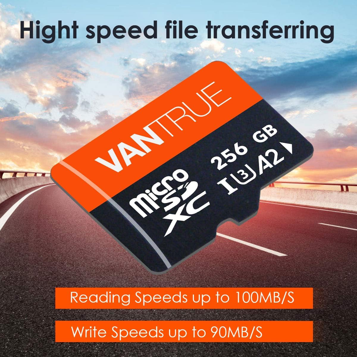 "Ultimate Performance 256GB Microsdxc U3 Card: Unleash the Power of High-Speed, 4K UHD for Dash Cams & Security Cameras"