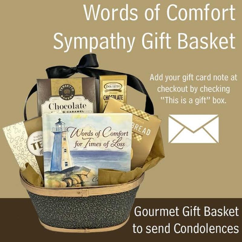 "Thoughtful Sympathy Gift Basket: a Heartwarming Book of Comfort and Nourishing Snacks for Healing"