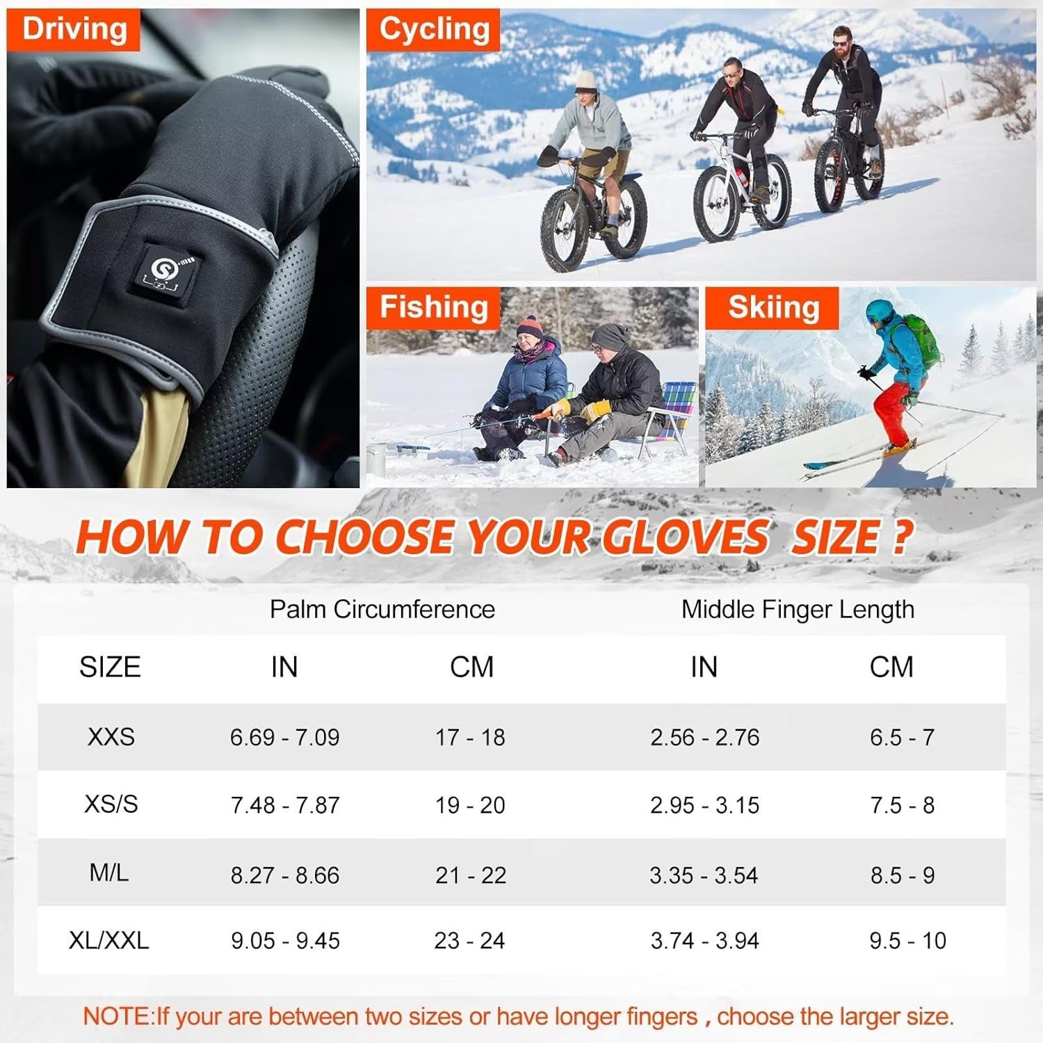 "Ultimate Winter Comfort: Rechargeable Heated Gloves with Touchscreen Compatibility and Breathable Thin Liners - Perfect for Outdoor Activities!"