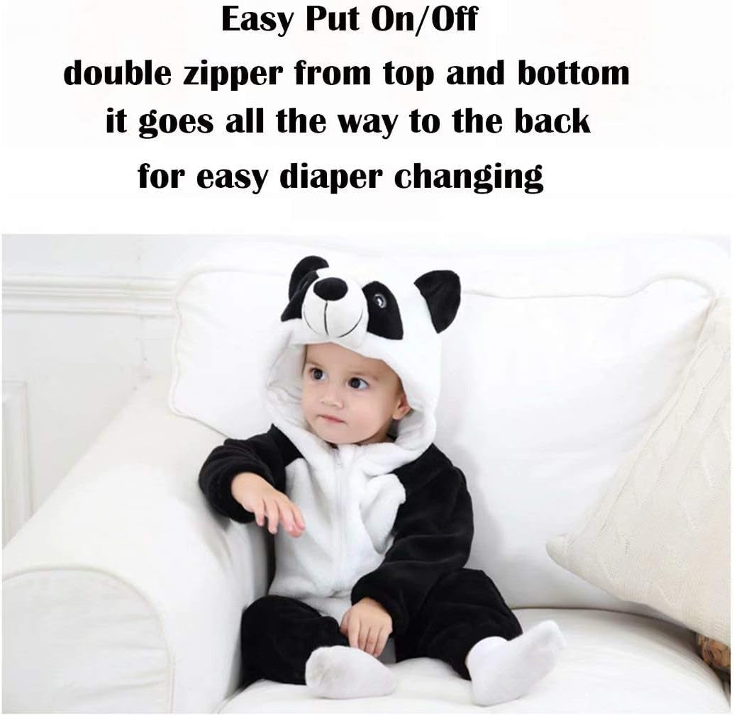 "Cute and Cozy Baby Animal Costumes for Unisex Toddlers - Perfect for Halloween Dress-Up!"